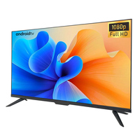 Fabricante verificado Pantalla completa sin marco 32 43 50 55 65 pulgadas Televisores FHD/4K LED Android Smart TV con soporte de pared