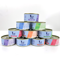 Nourriture pour chats en conserve 100% naturelle et riche en protéines - Saveurs succulentes pour les mangeurs difficiles - Poitrine de poulet déchiquetée et thon