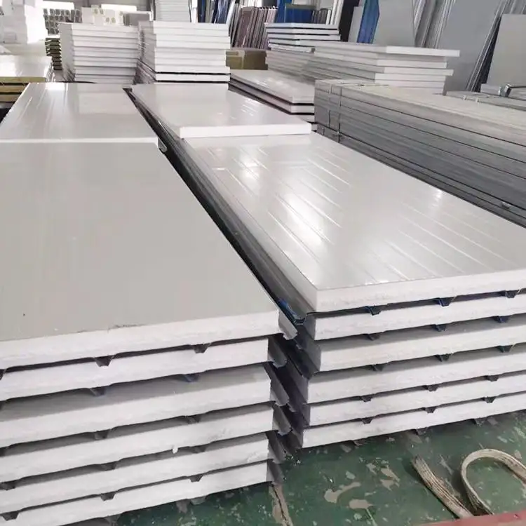Uso de paneles sándwich de pared y techo Eps para fábrica de almacenes de estructura de acero