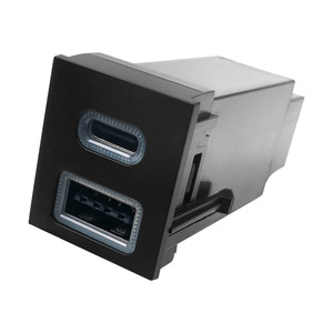 Cargador Rápido USB Tipo C para Auto de 12V con Iluminación Ambiental para Toyota Highlander Corolla Levin - Product Image 2