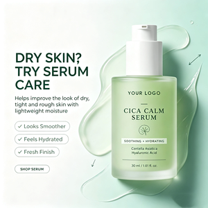 Centella Asiatica Cica Serum 30ml with Hyaluronic Acid Moisturizing Facial Essence Private <b>Label</b> - Product Image 1