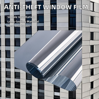 DUUEIHHUER 1,52*50m Moderne transparente Fensters icherheits folie 4mil PET-Oberflächen glas Einfache Installation für Autos Büro