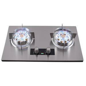 Table de cuisson à gaz 2 brûleurs encastrable en acier inoxydable pour la cuisine domestique - Product Image 4