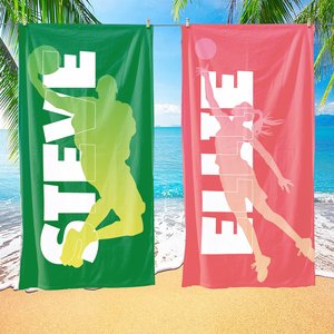 Serviette de plage d'été à séchage rapide pour les amateurs de sport, motif <span class=keywords><strong>basket</strong></span> turc, cadeau esthétique et décoratif pour enfants - Product Image 2
