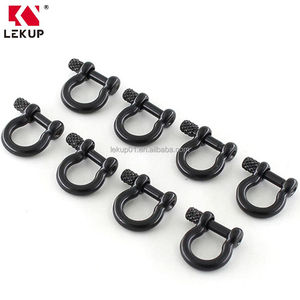 M4 M5 Chất Lượng Cao Kim Loại Có Thể Điều Chỉnh Khóa Paracord Vòng Đeo Tay Còng Dưới Thép Không Gỉ <span class=keywords><strong>Bow</strong></span> Còng Dưới Với Vít Cổ Áo Pin - Product Image 4