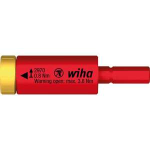 WIHA - 41341 Adaptador de par easyTorque eléctrico 1000V para slimBits y slimVario®Soporte en blister ATORNILLADORES TORQUE - Product Image 1