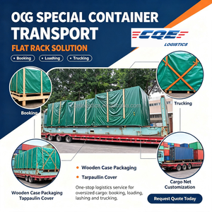 Contenedor Plano Logístico Personalizado con Parte Superior Abierta, Transporte de Carga OOG Puerta a Puerta DDP a Arabia Saudita, Logística de Envío Rápido - Product Image 5
