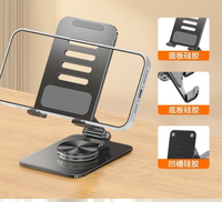 Support de téléphone rotatif à 360 degrés, nouveau support universel en métal pour téléphones, support de téléphone flexible pour iPad et bureau