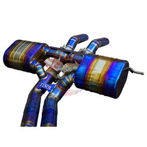 ท่อไอเสีย Vortex ไทเทเนียม valvetronic สำหรับ lambLamborghini Urus 4.0T V8 catback สีน้ำเงินไหม้ - Product Image 5
