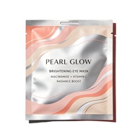Sachet cosmétique finition mate, sac plat scellé sur 3 côtés, pochette en plastique métallisé, petit sachet pour soins de la peau, masques faciaux, lotions, emballage