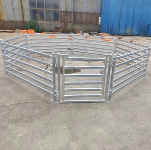 Nhà Máy Giá Anh phong cách Heavy Duty 7 bar Hot nhúng mạ kẽm 38 "x 6ft Interlock dê cừu corral rào cản Bảng điều chỉnh hàng rào - Product Image 3