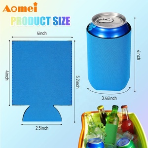 AOMEI personalizzato Logo Neoprene sublimazione 12oz birra può Cozies Kozy con Logo isolato in bianco può refrigeratori per lattine sottili normali - Product Image 6
