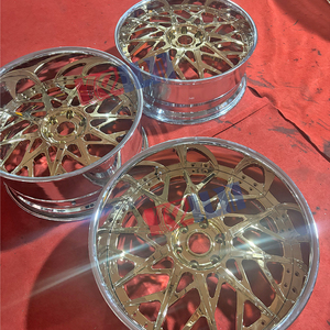 ล้อฟอร์จขอบโครเมียมสีทอง ดีไซน์พิเศษแบบสองชิ้น ขนาด 5*127 - Product Image 4