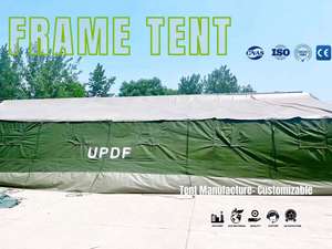 CHENYA CY16 Heavy Duty Four-Season UPDF <b>Frame</b> Tent 100 Seater <b>Canvas</b> One Bedroom Double Layers 3000mm Waterproofing for Sale - Product Image 2