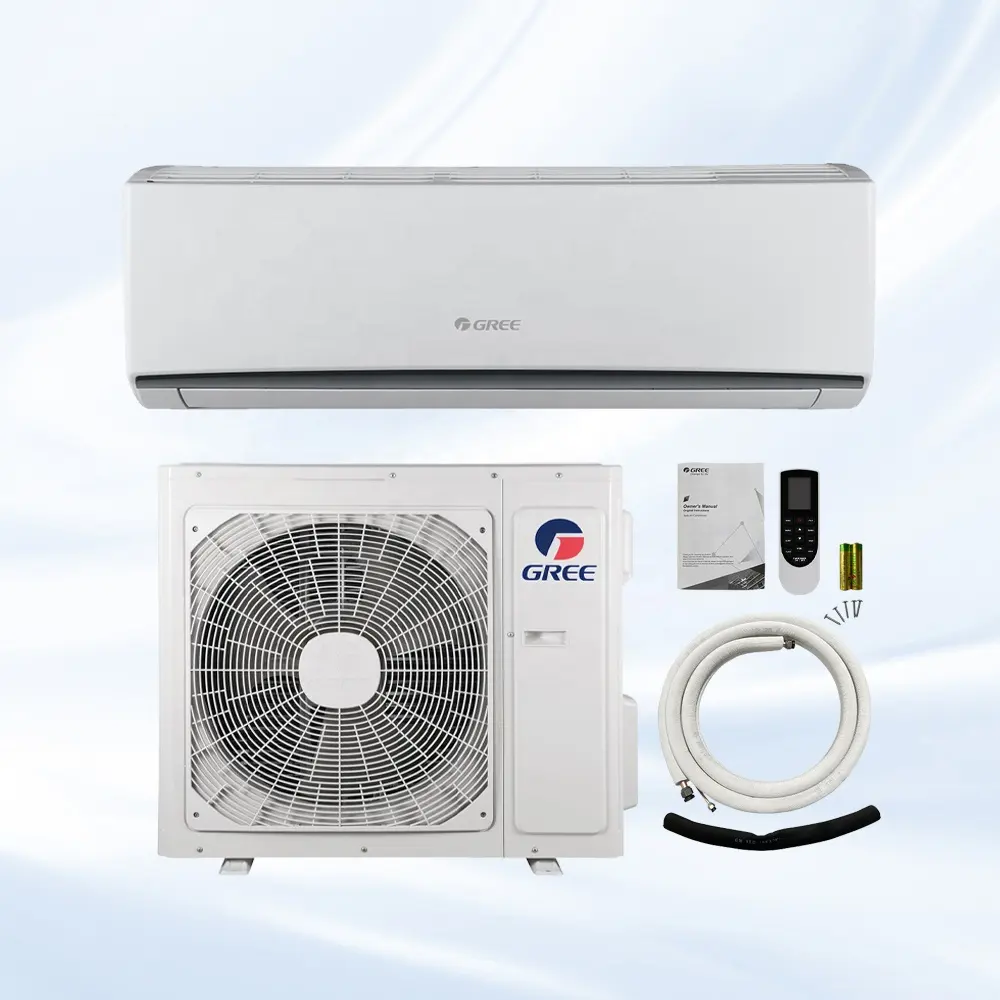 Ar Condicionado GREE tipo parede para uso doméstico, aquecimento e refrigeração, unidades AC divididas 12000Btu 1.5hp 1ton, ar condicionado