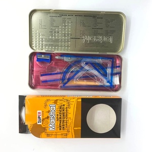 High Quality Metal 9pcs Marshal Geometry Box for School Girls, Geometry Box for <b>Kids</b> - Product Image 2
