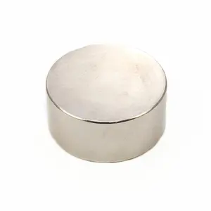 大型圆形新磁钕铁硼稀土N42钕圆盘磁铁圆柱体直径55x25毫米