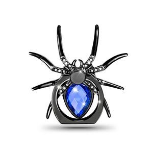 ที่ยึดแหวนนิ้วสำหรับโทรศัพท์มือถือลายแมงมุมโลหะติดเพชรหรูหราอเนกประสงค์ - Product Image 3