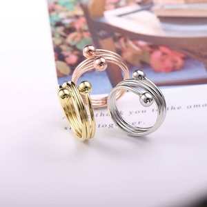 แหวนทองแดงแท้รูปงูแบบปรับได้ แม่เหล็กดูดติดกัน ชุดแหวนสำหรับผู้หญิง - Product Image 4