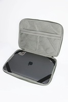 Housse d'ordinateur portable personnalisée, élégante, convertible, en nylon matelassé, 13/15 pouces, imperméable, portable, légère, protectrice, grande taille