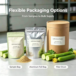 Extracto <span class=keywords><strong>de</strong></span> Luffa Dispersable en Agua <span class=keywords><strong>de</strong></span> Alta Pureza, Polvo <span class=keywords><strong>Vegetal</strong></span> Natural, Materia Prima para Bebidas Sólidas, Fórmulas Botánicas - Product Image 6