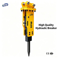 Nouvel Arrivage HOPE SB10 Brise-roche Hydraulique de Type Supérieur pour Mini-Excavatrice, Accessoire Puissant Certifié CE ISO