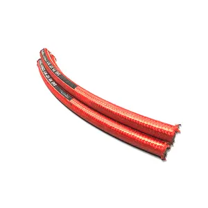 Factory price suppliers 1/4" outer braid flexible hydraulic hose sae100 r5