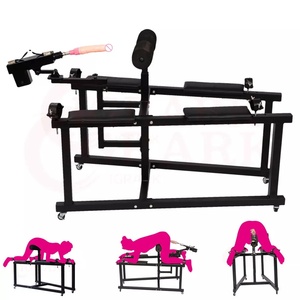 Kniehocker Möbel BDSM Fesselrahmen Pärchen Liebe Spaß Position Handschellen Sexspielzeug <span class=keywords><strong>Massage</strong></span>-Dildo Sexmaschine Stuhl - Product Image 2