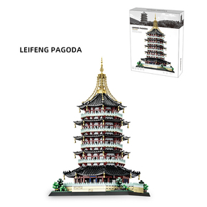 Leifeng เจดีย์จีนขนาดเล็กสร้างคลาสสิกของเล่นอิเล็กทรอนิกส์สำหรับเด็กตกแต่งโลกของพวกเขา - Product Image 2