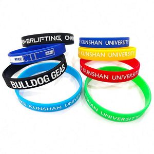 Bracelets en silicone personnalisés de haute qualité, bracelets en caoutchouc personnalisés avec message ou logo, bracelet de basketball - Product Image 6
