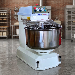 Mezcladores reversibles de doble velocidad para panadería, mezclador de masa en espiral de 50Kg, máquina para hacer Pizza, pan, máquinas para hornear, forma de Taiwán - Product Image 1