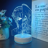 Lampe de nuit Anime pour bébé, lampe de chevet pour chambre d'enfant, décoration murale, lampe de table mignonne