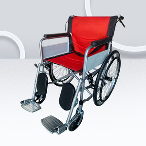 Fauteuil roulant manuel léger et compact avec siège souple, poignée pliable, pour la maison, les voyages et les personnes âgées - Product Image 3