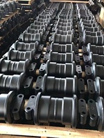Vente directe usine SK100 SK200 Pièces de rechange pour excavatrice Rouleau de chenille de bulldozer Rouleau porte-chaîne Rouleau de chenille