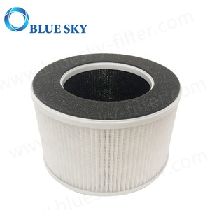 Đúng 3-trong-1 bộ lọc trước + HEPA + Hoạt động Bộ lọc Carbon Tương thích với nhà máy lọc không khí Ion nhỏ Hệ thống làm sạch không khí Bộ lọc HEPA - Product Image 5