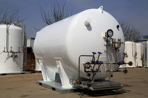 Вертикальный резервуар для хранения жидкого аргона, жидкого азота LCO2, резервуар для хранения СПГ, криогенные резервуары для жидкого кислорода