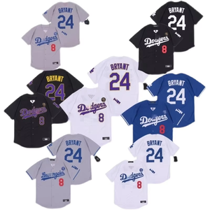 Nouveauté, jersey de baseball à col en V personnalisé de haute qualité, 100% coton, tissu tricoté, motif uni - Product Image 6