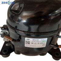 Nouvelles pièces de réfrigérateur Compresseur à piston R134a 1/2 1/3 1/4 1/5 1/6 hp QD65H 220-240V 50hz Compresseur de réfrigération R134a pour WANSHENG