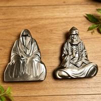 Figurines en obsidienne naturelle dorée et argentée en gros : loup, cheval, sirène, ange sculptés pour la décoration intérieure et la collection