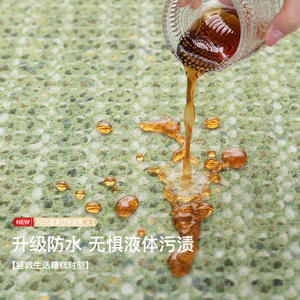 Alfombra Moderna Verde Jinrui, Rectangular, Resistente a las Manchas, para Sala de Estar, Dormitorio, Estudio, Tejida a Máquina, Estampada, 2025 - Product Image 2