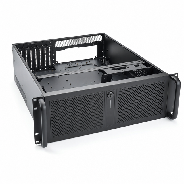 TZR OEM ODM Professional AI Server Chassis Aluminum Electronic Housing Data Center Rackmount Computing Storage Shell Case