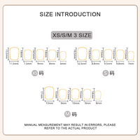 Ongles artificiels de luxe personnalisés en gros, marque privée, faits à la main, couvrance totale, à presser, pour salons de manucure
