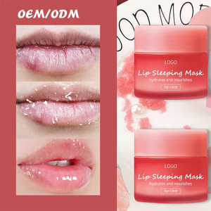 Vente en gros OEM/ODM <span class=keywords><strong>Masque</strong></span> à lèvres sec à la fraise et au <span class=keywords><strong>miel</strong></span>-Baume à lèvres hydratant végétalien naturel Produits de beauté - Product Image 1