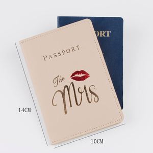 Estuche para Identificación de Cuero PU con Diseño para Parejas, Logotipo Personalizable, Antirrobo, Duradero, Portátil, Impermeable, Porta Pasaportes, Moderno - Product Image 4