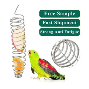 קפיץ מתיחה מפלדת אל-חלד של Futeng Holder, קפיץ ספירלי לתליית סל אוכל לציפורים, מתלה למאכיל ציפורים - Product Image 4