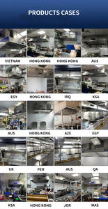 99% Filtración de campana híbrida Campana electrostática sin ventilación comercial Eliminación Campana de humos de escape sin conductos de cocina comercial - Product Image 6