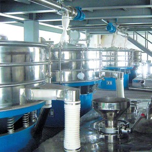 Máquina de tamiz de filtro de leche de <span class=keywords><strong>cereales</strong></span>, tamiz de líquido de vibración rotatorio eléctrico <span class=keywords><strong>para</strong></span> eliminación de impurezas de gránulos sólidos - Product Image 4