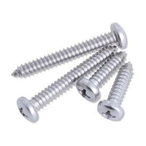 Din7981 acier au carbone zingué filetage grossier tête cylindrique vis à béton bois auto-perçage vis taraudeuse - Product Image 6