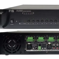 Amplificateur de sonorisation FIP-5360Z 360W à montage en rack, tension constante 100V, fonction MIC AUX Mute, système de musique d'ambiance commercial