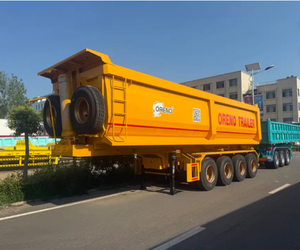 รถดัมพ์ 4 ล้อ, รถดัมพ์แบบกึ่งพ่วง, รถแทรกเตอร์บรรทุกหนัก 60 ลูกบาศก์เมตร, รถดัมพ์แบบกึ่งพ่วงไฮดรอลิกแบบยกท้าย - Product Image 2